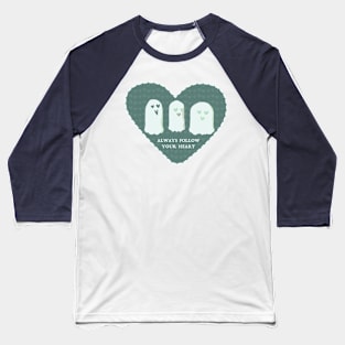 Heartwarming Ghosts [button] Baseball T-Shirt